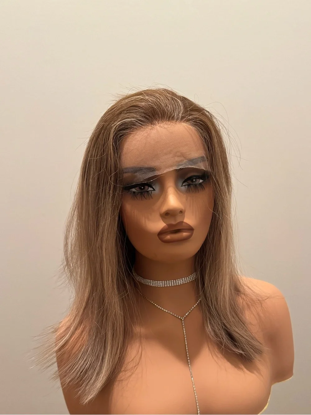 Luxury 16” Human Hair Jewish Wig / Sheitel | 13x4 Lace Front